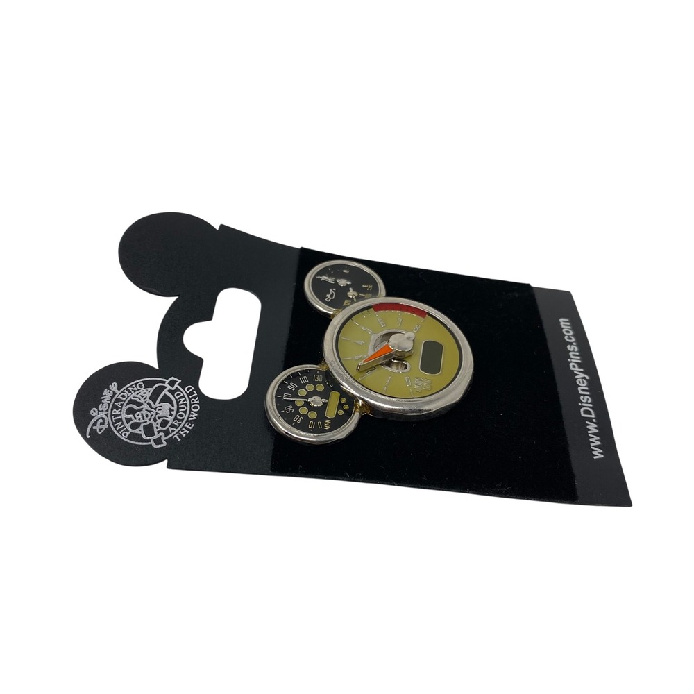 Disney Parks Mickey Mouse Dashboard Gauges Trading Pin Speedometer Tachometer - Picture 4 of 6